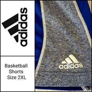 Adidas Climalite Blue Basketball Shorts Size 2XL